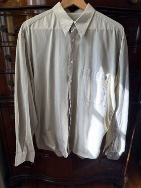Verri long sleeved buttoned down shirt Size IT 48 Made in Italy 🇮🇹